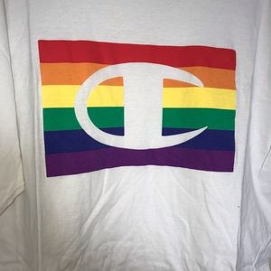 Champion Graphic Tee - “Rainbow”